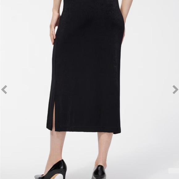 Chico’s Traveler’s Midi Skirt NWT Chico’s Size 2 - Picture 2 of 4